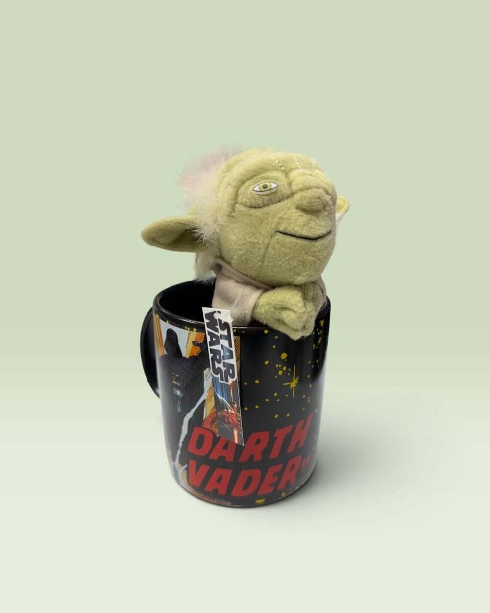 Star Wars Darth Vader Coffee Mug with Yoda Plush Set
